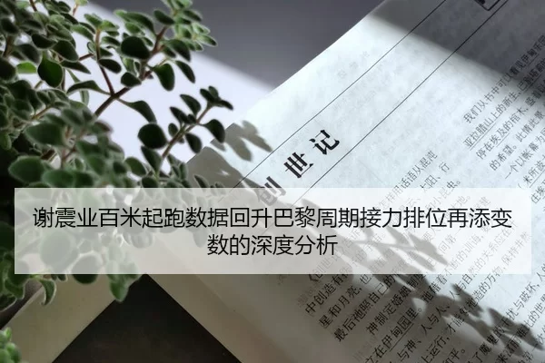 谢震业百米起跑数据回升巴黎周期接力排位再添变数的深度分析